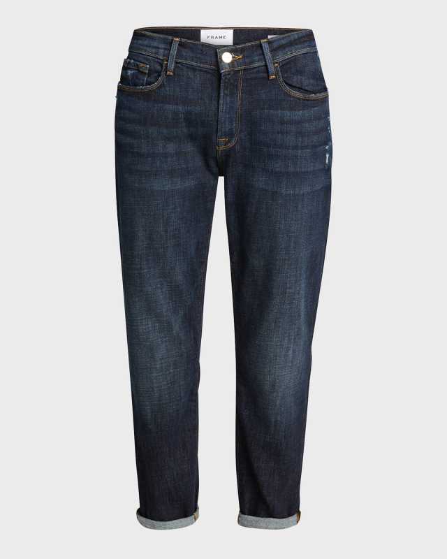 Le Garcon Cropped Boyfriend Jeans